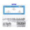 Hex Nuts Assortment Kit (#8-32 Hex Nuts with #8 Flat Washers & Split Lock Washers) 150Pcs, 304 Stainless Steel Hexagon Nut Hardware Kit...