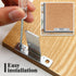 4 Pcs Aluminium Alloy Picture Frame Easel Back Photo Frame Easel Stand with Screws and Screwdriver...