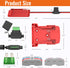 2PCS Power Wheel Battery Adapter for Milwaukee M18 Battery Adapter Converter 18V Battery Adapter Kit 12 AWG Wire with Fuses and Connectors...