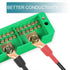 Battery Cable Ends, 2PCS 4 Gauge Wire Connectors 3/8 Copper Wire Lugs, Bare Copper Eyelets with Heat Shrink Tubing...