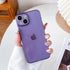 ZTOFERA Case for iPhone 13 6.1 inch,Clear Soft Silicone Bumper Protective Retro Color Transparent Shockproof Phone Case - Purple...