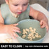 Simple Modern Silicone Bowl for Baby, Toddler | Feeding Supplies Baby Food Bowls Dinnerware Dishes for Kids | Microwave Safe | Bennett Collection ...