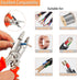 9 in 1 Wire Stripper Tool,Wire strippers,Wire Stripper Pliers Tool with Tail Cutter,Cable Cutters,CR-V Multifunctional Wire Stripping Crimping Too...