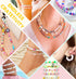 Dowsabel Clay Beads Bracelet Making Kit for Beginner, 5000 Pcs Preppy Polymer Clay Beads with Charms Kit for Jewelry Making, DIY Arts and Crafts B...