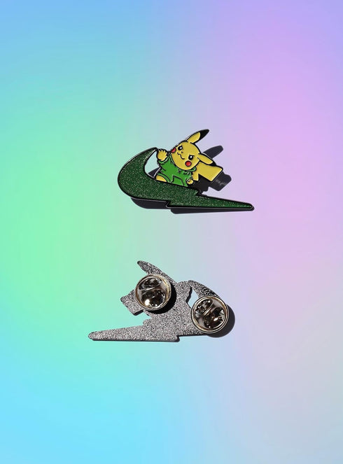 Cartoon Electric Glitter Soft Enamel Badge Pin For Boy or Girl...