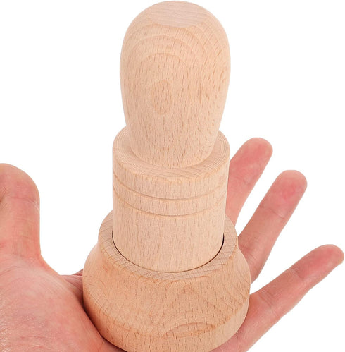 Alipis Paper Pot Maker Wooden Newspaper Plant Pot Maker, Paper Pot Making Tool Gardening Wood Flowerpot Maker Plant Starter Pots...