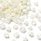 Stiesy 200 Pcs Assorted Flower Beads Bulk ABS Imitation Pearl Beads Rose Flower Loose Beads for Beading Necklace Bracelet Earring Phone Strap Jewe...