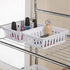 Tribello Mini Plastic Baskets for Organizing, White Drawer/Closet Storage Tray, Size 6 x 5 x 2 - Pack of 6 - Made in USA...
