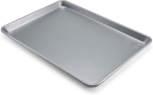 Chicago Metallic Commercial II Traditional Uncoated Large Jelly Roll Pan, perfect for jelly rolls, cookies, pastries, pizza, one-pan meals, roaste...