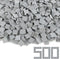 Light Bluish Gray 2×2 Tile ×500 Parts and Pieces Flat MOC Bricks, Bulk Building Blocks for Smooth Surface Wall Floor, Toy Accessories Compatible w...