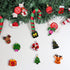 30pcs Mini Christmas Ornaments for Mini Tree Decorations Small Christmas Ornaments Resin Miniatures for Craft Christmas Decor...