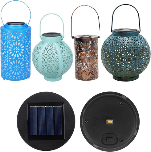 Replacement Solar Light Parts, 2 Pack Solar Lights Replacement Top 3.15in, 8 lumens LED Solar Panel Lantern Lid Lights, Outdoor Lantern Solar Repl...