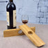 2Pcs Wine Bottle Holder, Personalized Single Wine Bottle Holder Stand Display Table Top Wine Rack Bamboo Self Balancing Countertop Wine Holders Or...