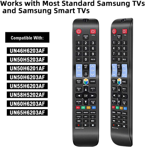 Gvirtue BN59-01178W Universal Replacement Remote Control Fit for Samsung LCD LED HDTV 3D 4K Smart TV, Sub 5 Series 6 Series Samsung TV Remote BN59...