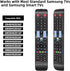 Gvirtue BN59-01178W Universal Replacement Remote Control Fit for Samsung LCD LED HDTV 3D 4K Smart TV, Sub 5 Series 6 Series Samsung TV Remote BN59...