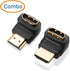 Cable Matters Combo Pack 270 Degree and 90 Degree HDMI Adapter (Right Angle HDMI) with 4K and HDR Support...