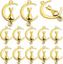 100pcs Cat in The Moon Charms Alloy Celestial Pendants Craft Supplies for DIY Earrings Necklace Bracelet Jewelry Making Christmas Birthday Party G...