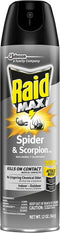 Raid Spider and Scorpion Killer, Kills spiders, scorpions, roaches, ants, Waterbugs, earwigs, 12 oz...