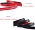 Women's Belts Skinny Patent Leather Belts Slim Waistband, Twist To Convert Worn On Both Sides, Gold Color Alloy Buckle...