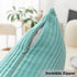 Home Brilliant Rectangle Pillow Covers 12x20 Teal, Decorative Lumbar Pillow Cover for Couch Bench Outdoor Furniture, 12 x 20 inch, Teal...