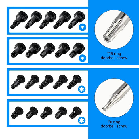 Fast Wall Charger Charging Cable Cord Orange & Replacement Ring Doorbell Screwdriver Blue Screw Kit Fit for Fits All Ring Video Doorbell Models......