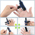 SAVITA 2pcs Finger Splints, Composite Cloth Trigger Finger Splints Finger Brace for Broken Finger Protection Pain Relief Fingers Straightening (Bl...