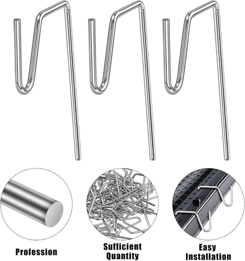 Yotako 60 Metal Gutter Hooks for Outdoor Christmas Lights, Weatherproof Christmas Light Clips Gutter Clips Holiday Light Clips Gutter Guard Light ...
