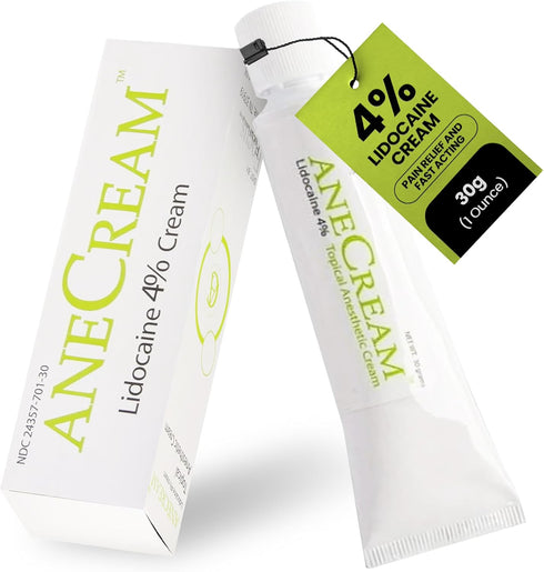 Focus Healh- AneCream - Topical lidocaine cream 4% 30 gram tube...