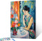 Fashion Elegant Women DIY Number Painting Tropical House Plant Oil Paint by Numbers for Adults Beginners without Frame Graffitic Oil Painting on C...