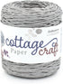 Lion Brand Yarn Cottage Craft Paper, Craft Yarn, Grey, 1 Pack...