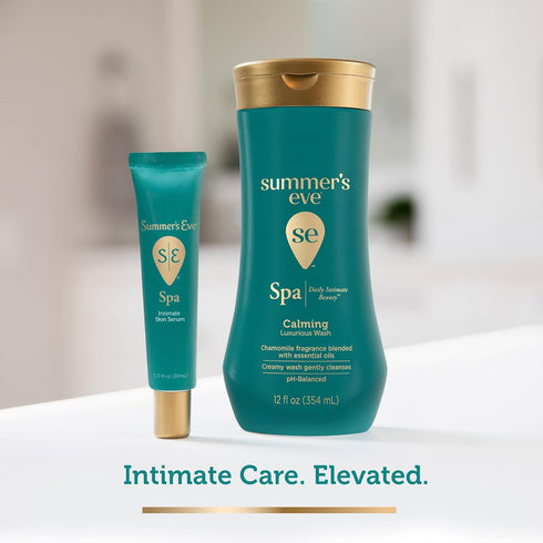 Summer's Eve Spa Daily Intimate Wash, Luxurious Cleansing All Over Feminine Body Wash, Calming Chamomile pH-Balanced Feminine Wash, 12oz Bottle...