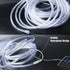 Solar Rope Lights Outdoor String Lights, 16.5 Ft 50 LED Tube Light Waterproof Copper Wire Fairy Lights for Garden Fence Yard Christmas Wedding Par...