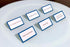 Tented Place Cards - 50 Pack - Folded Cards for Weddings, Buffet Food Labels, Banquet Tables, Cocktail Parties, and Name Cards - Made of 14 pt. Ma...
