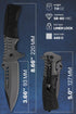 Pocket Knife Spring Assisted Folding Knives - Military EDC USMC Tactical Jack Knifes - Best Camping Hunting Fishing Hiking Survival Knofe - Travel...