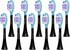 Electric Toothbrush Heads for Philips Sonicare Replacement Heads, 10 Pack Replacement Toothbrush Heads Soft Philips Sonicare A3 Sensitive Replacem...