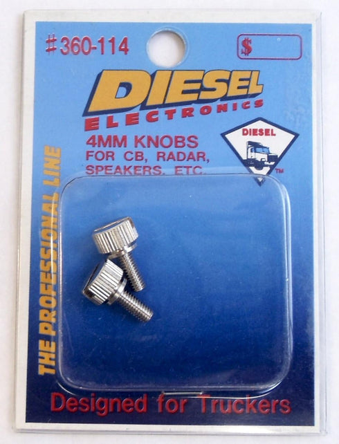 DIESEL UNIVERSAL 4MM METAL REPLACEMENT SIDE KNOB PAIR...