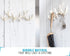 Comfify Vintage Cast Iron Deer Antlers Wall Mounted Hooks | Antique Finish Metal Clothes Hanger Rack w/Hooks | Includes Screws and Anchors | Antiq...