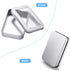 8 Pieces Tin Box Metal Tins with Lids Clear Top Empty Mini Portable Small Storage Tins Case for Home Candles, Candies, Gifts, Balms and Treasures,...