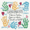 DIMENSIONS 'Grandparents Touch a Heart' Counted Cross Stitch Kit, 14 Count White Aida, 7" x 5"...