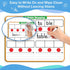 Phonemic Awareness Dry Erase Board,9" x 12" Syllable Small Whiteboard,Speech Therapy Material Phonics Games, Letter Sound,Science Reading Manipula...