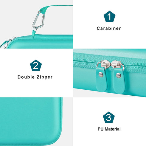 Canboc Diabetic Supplies Travel Case, Carrying Bag for Glucose Meter, Insulin Pens, Blood Sugar Test Strips, Lancets, Syringe, Medication, Alcohol...