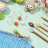 NBEADS 8 Pcs 8 Styles Knitting Needle Stoppers, 20 Pcs Iron Kilt Pin Stitch Markers Sports Ball Needle Point Protectors with a Storage Box Knittin...