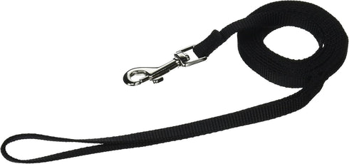 Hamilton SLE 6BK 3/8-Inch Single Thick Nylon Lead with Swivel Snap, 6-Feet, Black...