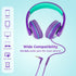 rockpapa Comfort+ Kids Headphones with Microphone, Boys Girls Student Over-Ear Headphones Wired Foldable for School Classroom Laptop PC Computer T...