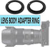 2Pcs Aluminum Alloy Lens Mount Adapter Lens Adapter Ring for M42 Mount Lens Camera Mount Adapter Converter Compatible with Sony NEX Mount Camera L...
