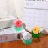 3 Pcs Flower Shaped Scented Candle Set Soy Wax Candle Decor for Table Fireplace Room Aesthetic Cute Gifts for Women Birthday Anniversary Party Fav...