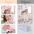 9PCS Coral Headband for Washing Face with Wristband Kit,Bowknot Makeup Headband for Women Girls, Super Soft Spa Headband with Wristband for Face W...