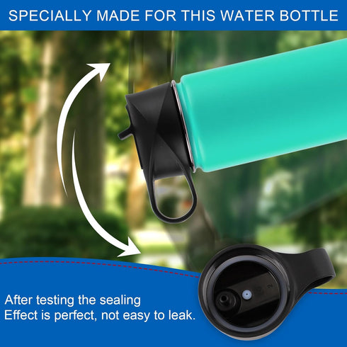 6pcs Water Bottle Gasket Replacement for DRINCO 14/18/22/32/40/64oz, Silicone Straw Lid Seal Gaskets & Vent Hole Gaskets Stainless Steel Water Bot...