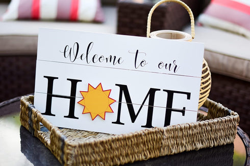 Door Sign Seasonal - Rustic Wood Door Hanging Holiday Sign - Welcome Sign for Front Door Porch - 9 Changeable Pieces Halloween, Christmas, Thanksg...