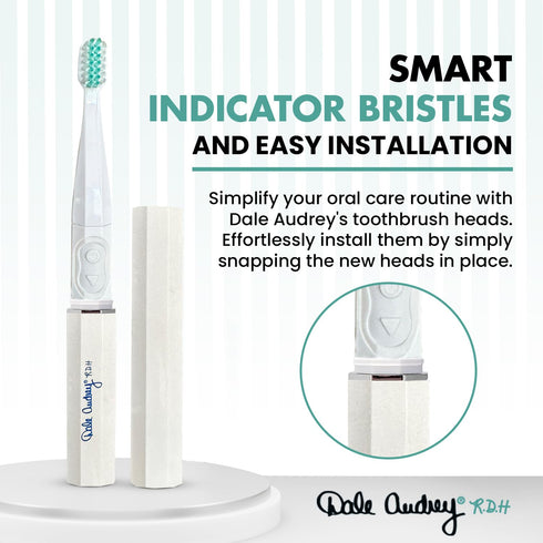 Ayurvedic Quick Sonic Toothbrush Head Replacement for Adults | DailyClean Toothbrush | (2 Count)...